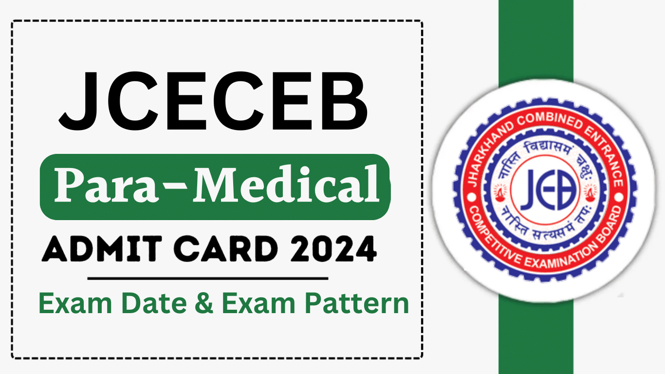 JCECEB Para Medical Admit Card