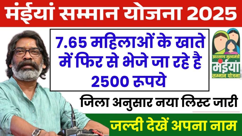 Maiya Samman Yojana Jharkhand