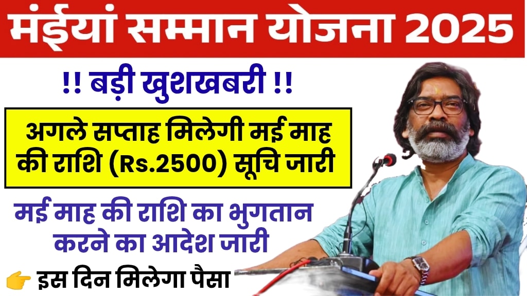 Maiya Samman Yojana May Payment Date 2025